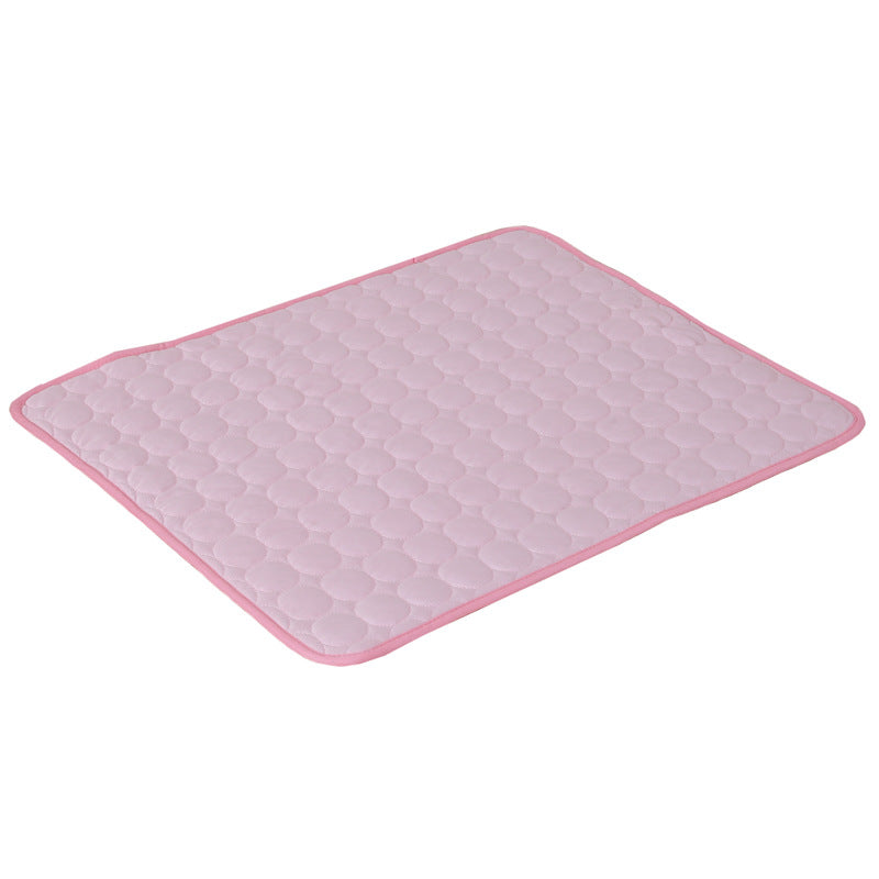 Summer Cooling Mat – Ice-Silk Comfort Pad for Dogs & Cats