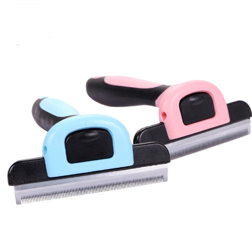 Pet Hair Removal Comb – Gentle Deshedding Tool for Long-Haired Dogs & Cats