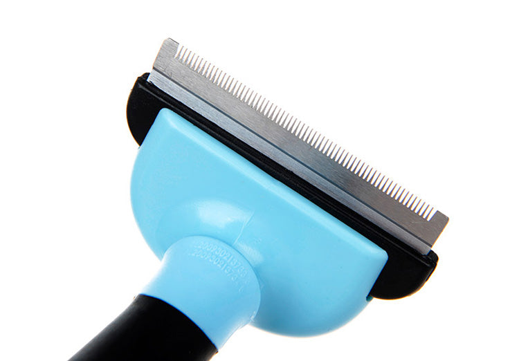 Pet Hair Removal Comb – Gentle Deshedding Tool for Long-Haired Dogs & Cats