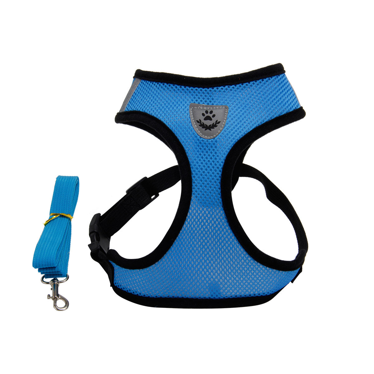 Fashionable Breathable Dog Harness – Lightweight Mesh Chest & Back Design