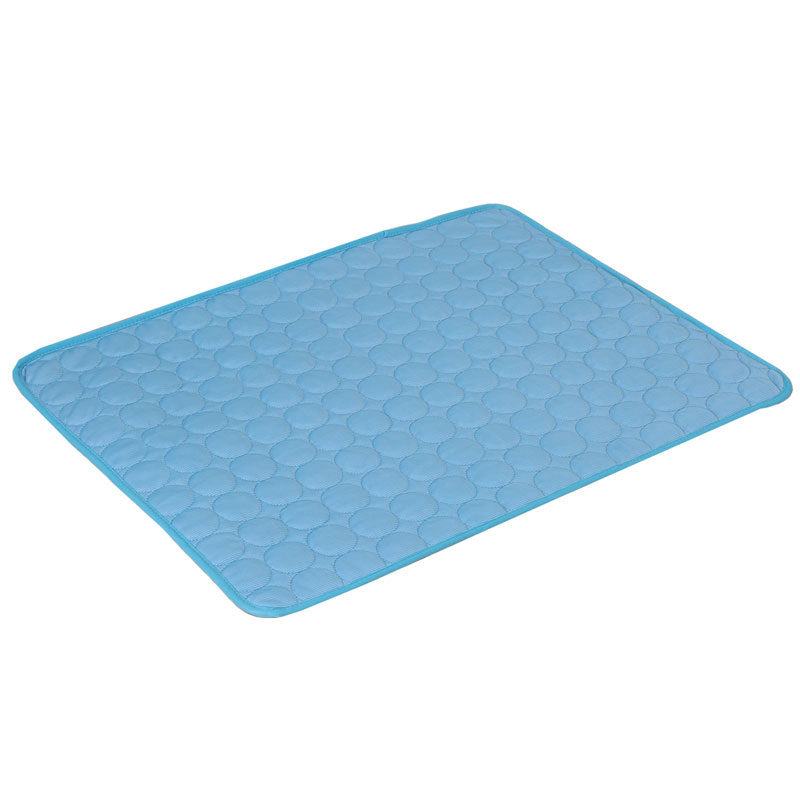 Summer Cooling Mat – Ice-Silk Comfort Pad for Dogs & Cats